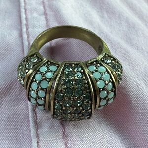 Heidi Daus Elegant Gold and Silver Women's Ring